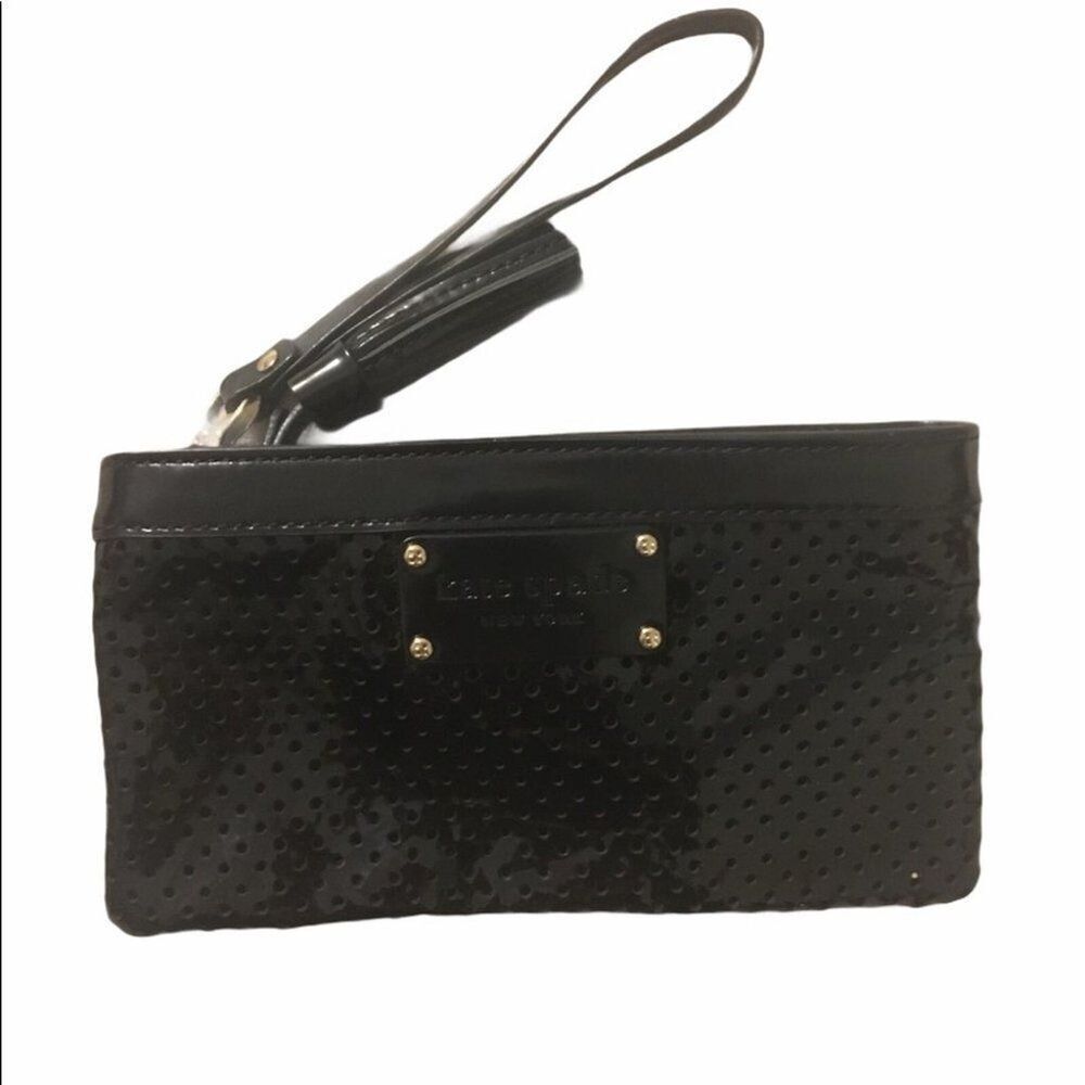 Kate spade pouch wallet Black Classic